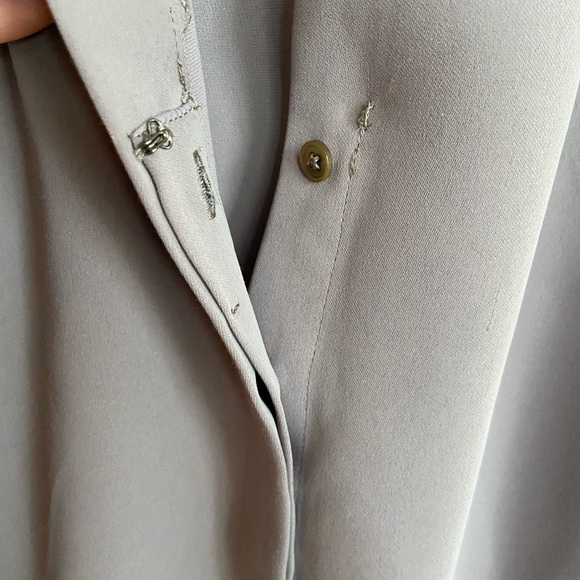 Aritzia Babaton Power Blouse, Soft Brown, Size 2XS, EUC - Picture 8 of 10